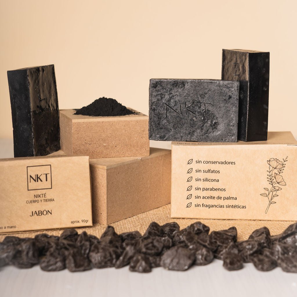 Jabón Carbón activado-bergamota